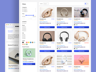 Products Page - Ecommerce Web app dashboard design ecommerce web application ecommerce webiste new design product page products page responsive design responsive ecommerce design ui ui design ux design