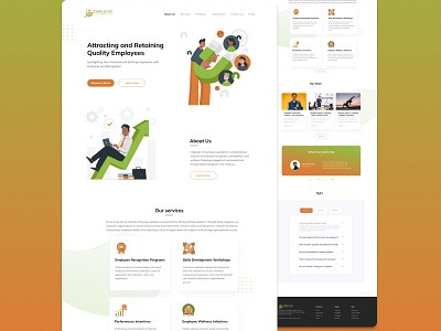 Employee Kits - Landing Page UI careeradvancement careertools creativeprofessionals employmentkit employmentresources graphic design jobapplication jobapplicationkit jobsearch jobseekers ui ux