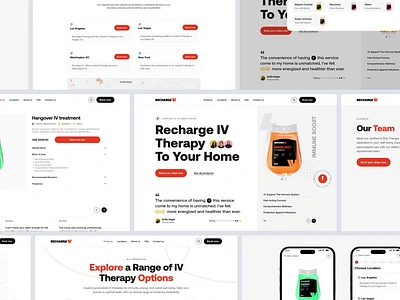 Recharge IV - Therapy Website branding clinic counseling counselor health home page hospital infusion iv therapy medicine mental health product psychiatrist psychologist psychology psychotherapy self care therapist therapy online web design website