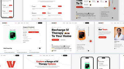 Recharge IV - Therapy Website branding clinic counseling counselor health home page hospital infusion iv therapy medicine mental health product psychiatrist psychologist psychology psychotherapy self care therapist therapy online web design website