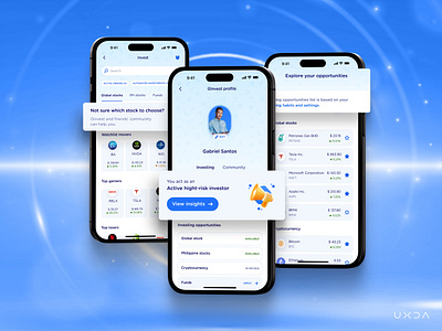 Building a New Investment Experience for over 90M Users app design banking cards cx design finance financial fintech gamification il illustration investing light ui philippines ui user experience user interface ux ux design