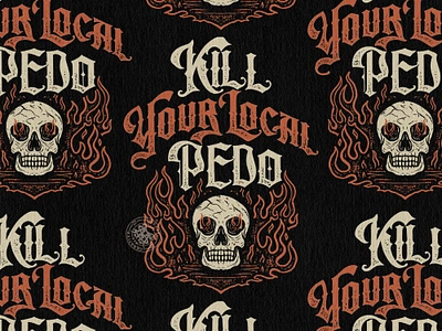 Kill Your Local Pedo (Savage Grit Supply ) branding company brand logo company branding company logo design graphic design illustration logo typeface ui