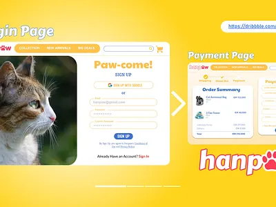 hanpaw's site graphic design logo ui