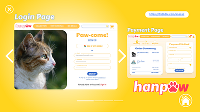 hanpaw's site graphic design logo ui