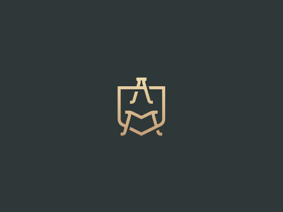 AM monogram #2 a advisor bitcoin branding consulting crypro design finance identity illustration initials law lawyer logo luxury m minimal posh shield simple