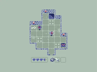 Dungeon crawler 8 bit dungeon enemies game illustration lo res pixel pixel art retro ui video game