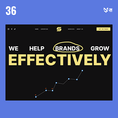 Spark & Ascend agency daily design figma graphic design growth hero marketing section typography ui ux webdesigner website website design