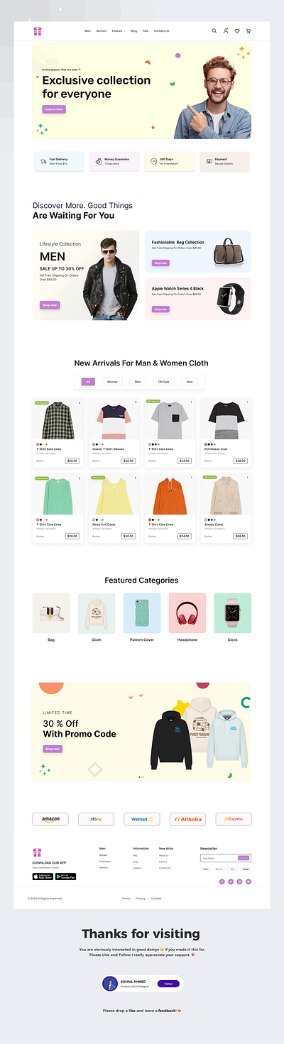 E-commerce Website Design design e commerce figma ui ux uxui web web design