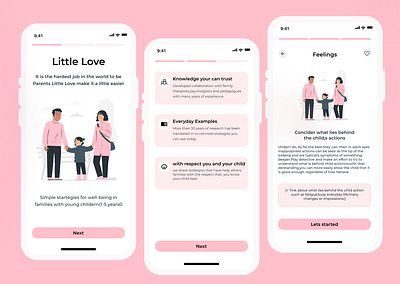 Little Love App | Unboarding Ui little love mobile app ui unboarding