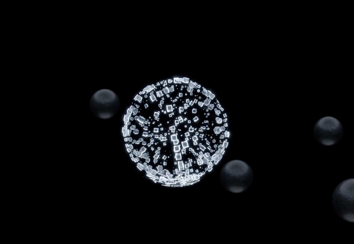 Using Blender Energy Change Experiment 3d animation ball blender c4d energy body sense of technology three dimensional