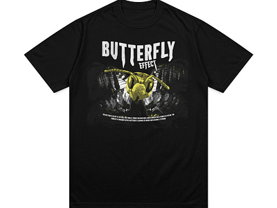 Butterfly Effect Streetwear Design | T-shirt Design illustration