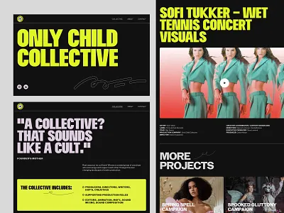 Portfolio Website for a Film Production Studio brand identity branding film studio homepage landing page logo portfolio ui ux video production website design