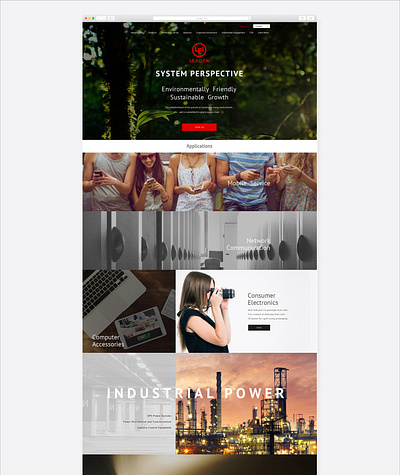Tech Company Website brand design ui uiux design web design