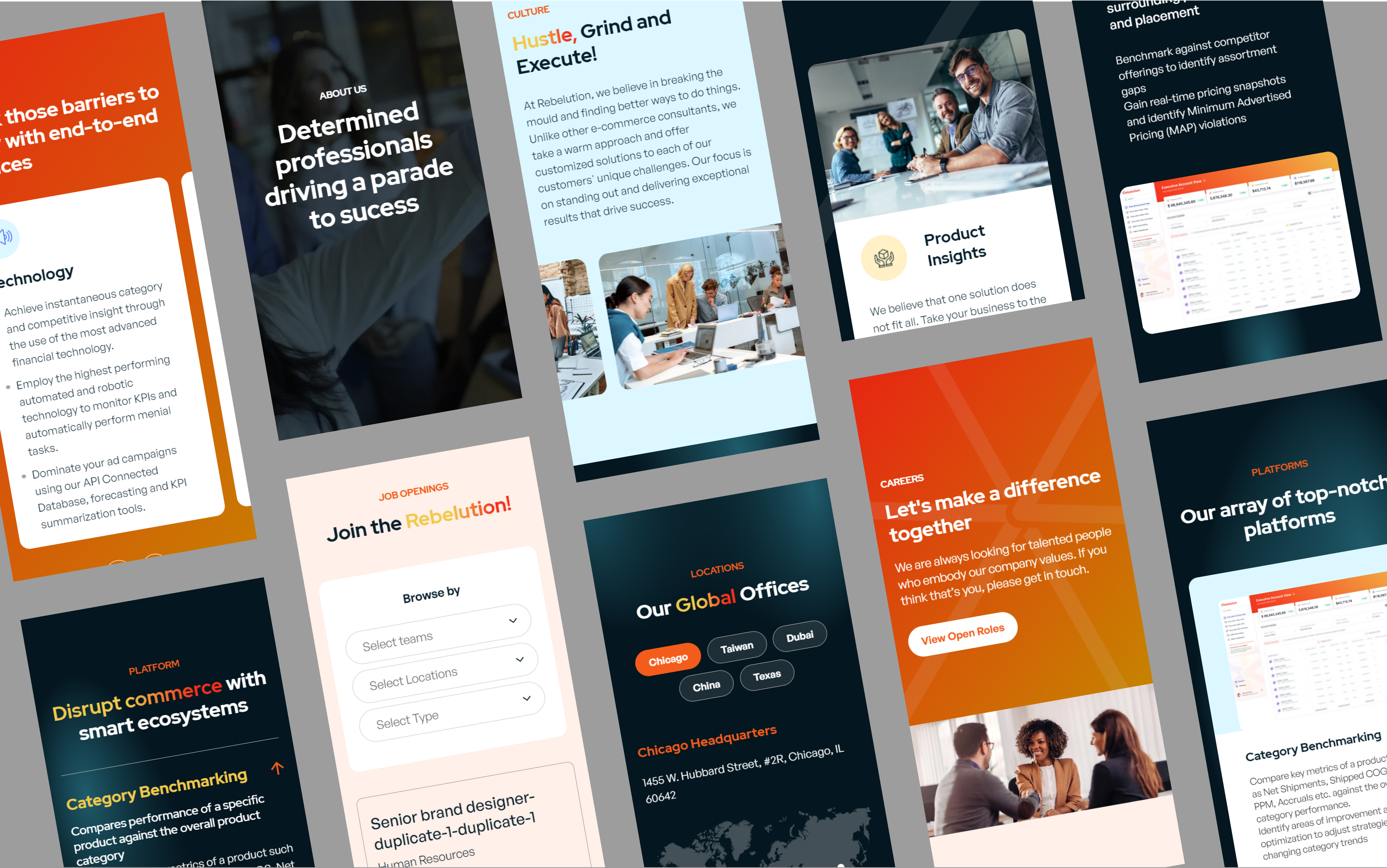 Web Design for Rebelution branding creative design graphic design illustration logo minimal ui ux website