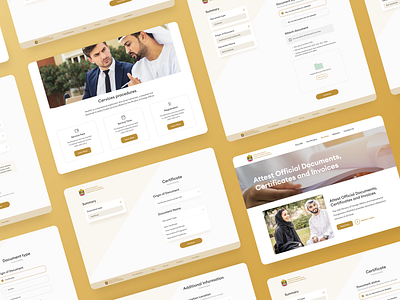 Web App for UAE Ministry branding categories documents files filters interface onboarding portal services ui web web3 webapp webpage webportal