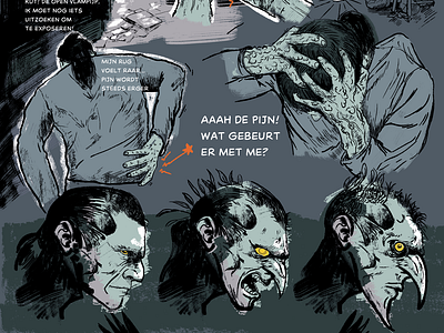Short Graphic novel: 'touched by the angels' artwork comic comic book comics concept dark donorbrain graphic novel gritty illustratie illustration storytelling utrecht visual storytelling