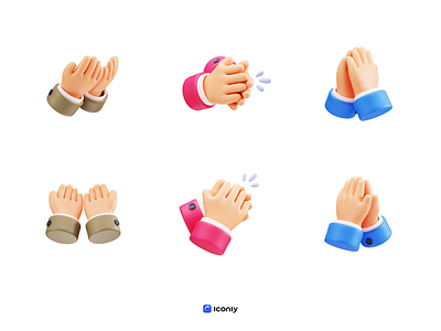 Iconly Pro - 3D hand icons 3d hand 3d hand icon 3d icon design hand icon icon icon design icon pack icon set icondesign iconly iconly pro iconography iconpack icons iconset pack icon pray set icon