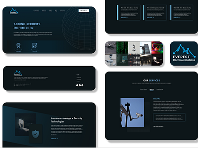 Landing page design for telecommunication branding figma graphic design logo ui ux web design