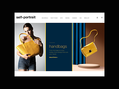 Fashion E-commerce Homepage Concept clean design ecommerce homepage interface landing page minimal photography product services typography ui ui design user experience user interface ux ux design web web design website