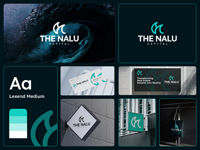 Logo Design for 'The NALU' logo design logo design idea logo type presentation real estate real estate logo wave logo