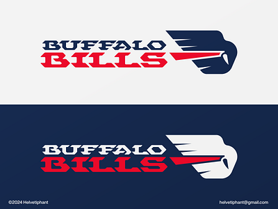 Buffalo Bills - logo redesign concept american football bison logo brand design branding buffalo logo football icon logo logo concept logo design logo redesign proposal logotype minimalist logo nfl franchise logo nfl logo sports logo typography