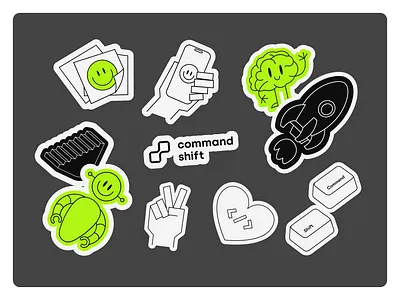 Fun Sticker Illustrations branding code coding design developer education flat graphic graphic design illustration it it education logo school smile software sticker stickers tech vector