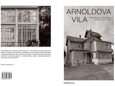 Arnoldova vila / book cover and typesetting book cover graphic design typography