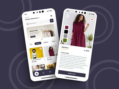 Fashion Retail App UI/UX Design animation appdesign branding design fasion retail app uiux design graphic designer metafic metafic design mobile application mobileapp ui ux website