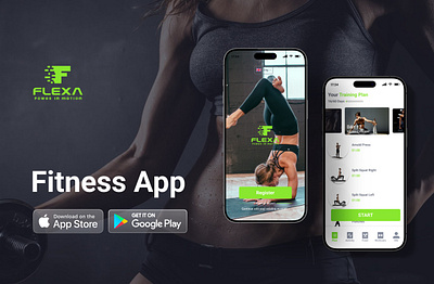 Fitness Mobile App design fitnessapp fitnessappdesign graphic design logodesign mobile app ui user experiance ux