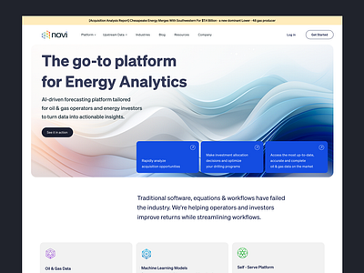 Ai-powered Energy Analytics website and branding ai ai generated images ai platform ai powered brand guideline branding design energy energy analytics layout oil ui webdesign website website design