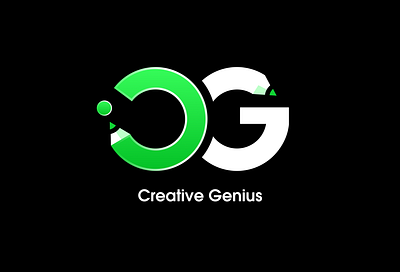 CREATIVE GENIUS LOGO DESIGN c logo cg logo design g logo illustration logo logo design vector