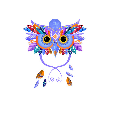 design for clothing anitic indian pattern logo owl patterns