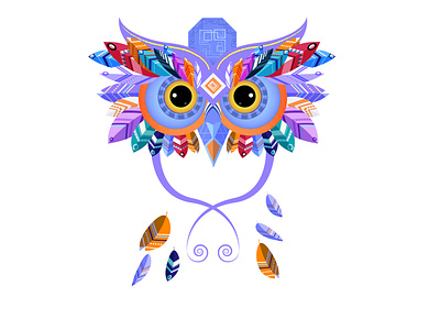 design for clothing anitic indian pattern logo owl patterns