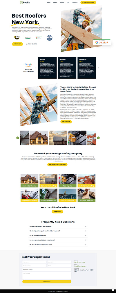 Roofix – Roofing Landing Page Template roof landing page roof repair roof repair landing page roofing roofing company roofing company web design roofing contractor landing page roofing landing page roofing landing pages roofing lead generation roofing service landing page roofing website