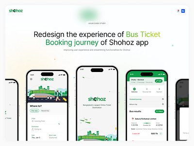 Redesign the user experience of a bus ticket booking app android app app app design app redesign app ui branding case study design ios app ios design redesign revamp ui ui design uidesign uiux ux