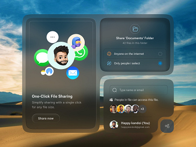 One-Click File Sharing with AR 3d animation ar arfilesharing branding figma filesharing futureofwork graphic design innovation mobileapp motion graphics oneclicksharing productivity securefilesharing ui uidesign ux