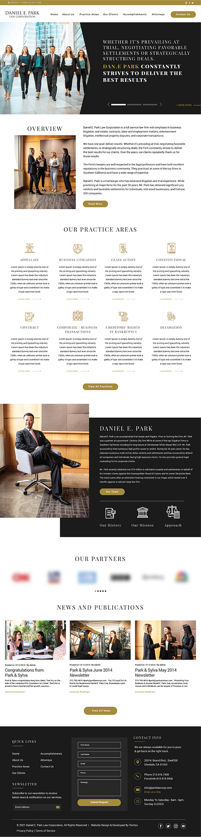 Law firm website UI/UX design. branding design graphic design typography ui ui design ux ux design web design