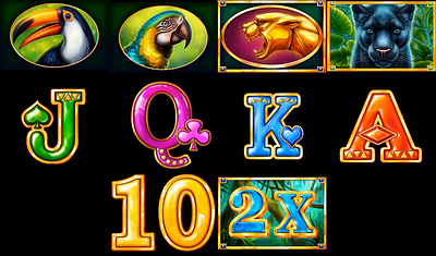 Set of slot symbols animation for the Wild Nature theme slot characters characters animation gambling game art game design graphic design nature symbols nature themed slot design slot game art slot game design slot machine symbols animation symbols art symbols design wild nature