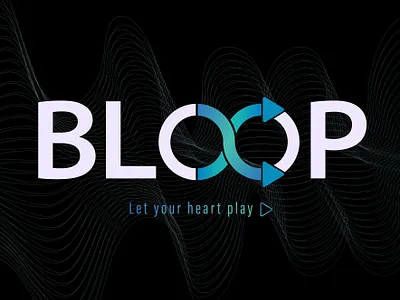 Bloop! branding design illustration logo typography