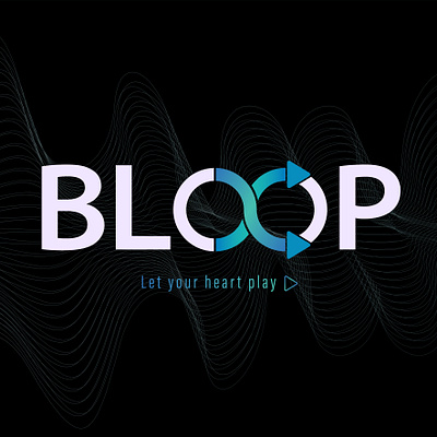 Bloop! branding design illustration logo typography