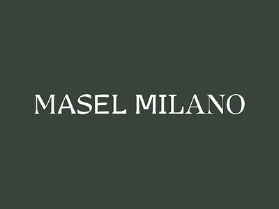 Masel Milano branding design digital graphic graphic design illustration logo typography vector