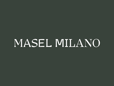 Masel Milano branding design digital graphic graphic design illustration logo typography vector