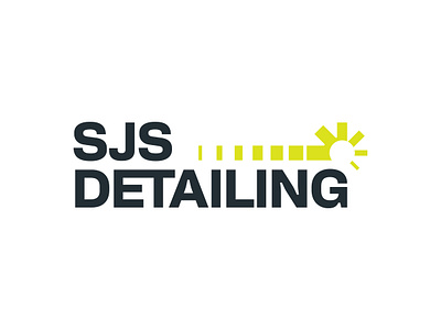 SJS Detailing Logo auto detailing automotive brand identity branding design graphic design icon logo logo mark the curio co type vector