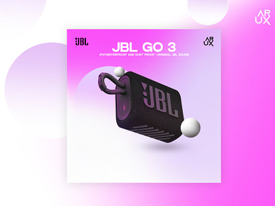 Jbl go 3 Social media ads 3d animation arshddux branding graphic design jbl logo motion graphics photomanipulation uidesign