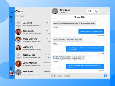 #DailyUI 13 app chat box color daily ui challenge dailyui design figma illustration inbox message app messageing app typography ui ux