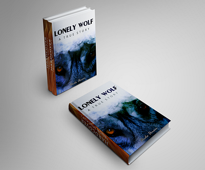 Lonely Wolf Book branding graphic design
