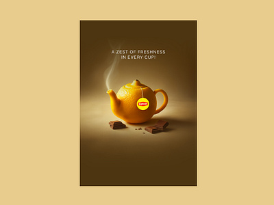 PUBLICITY - TEA branding design graphic design icon identity illustration lemon lipton logo marks publicity symbol tea ui