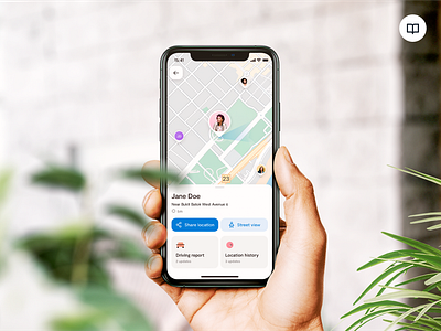 [Case study] iSharing — Real-time location tracker charts design system isharing location maps message product design prototype stats ui user experience user interface ux visual design