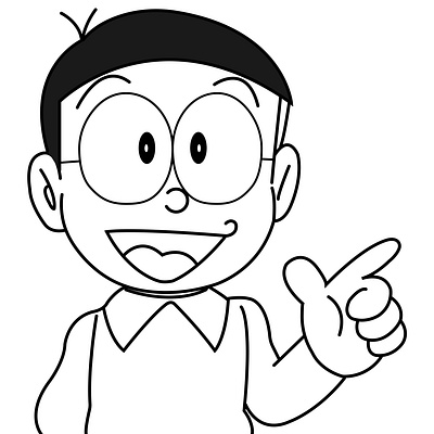 Character Illustration branding cartoon corporate design doremon graphic design illustration japan logo nobita vector