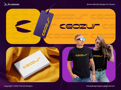 Ceazur - Logo And Brand Identity Design brand identity branding business clothing concept design fashion flat illustration letter c lettermark logo logo design minimal modern monogram scissor startup symbol typography
